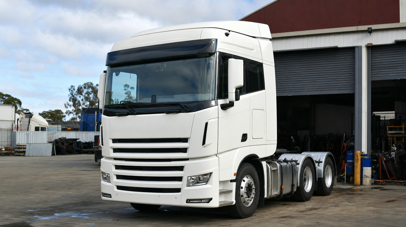 DAF prime mover at Vic Trucks Buyer wrecking yard Dandenong Victoria