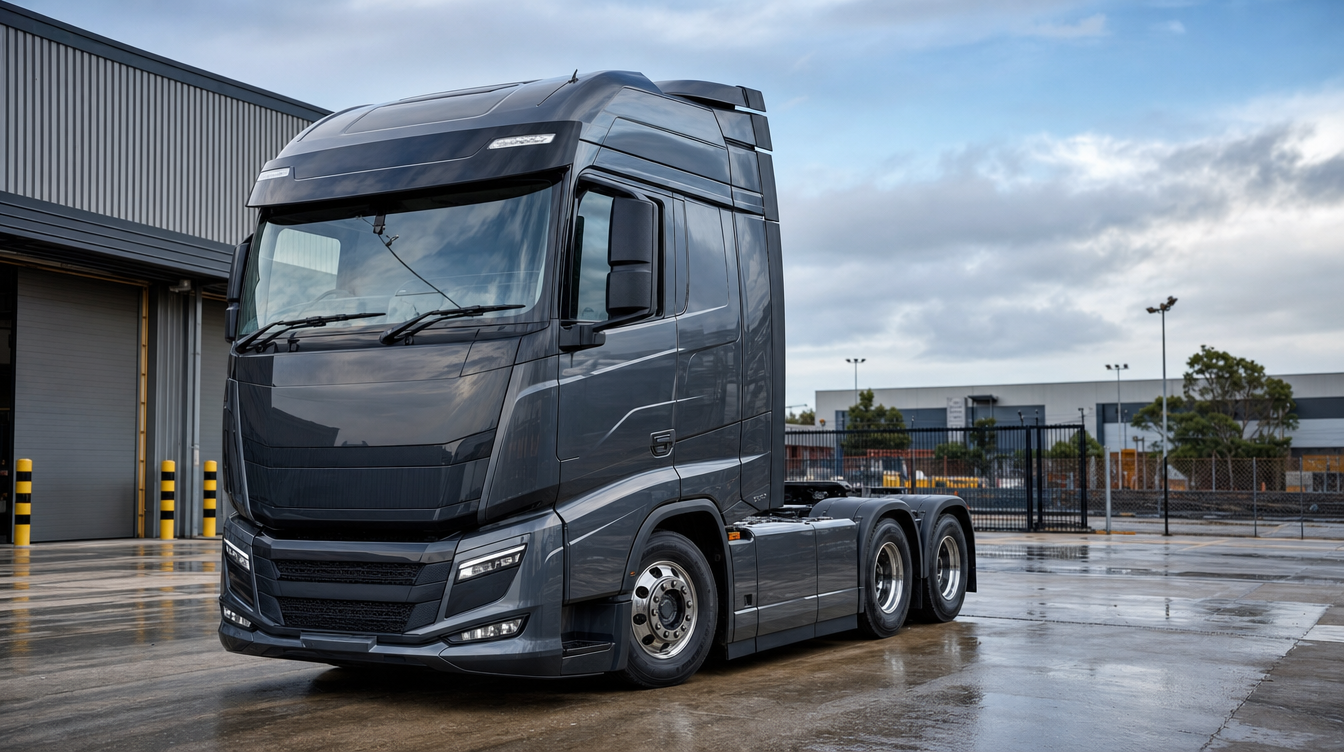Scania prime mover at Vic Trucks Buyer wrecking yard Melbourne
